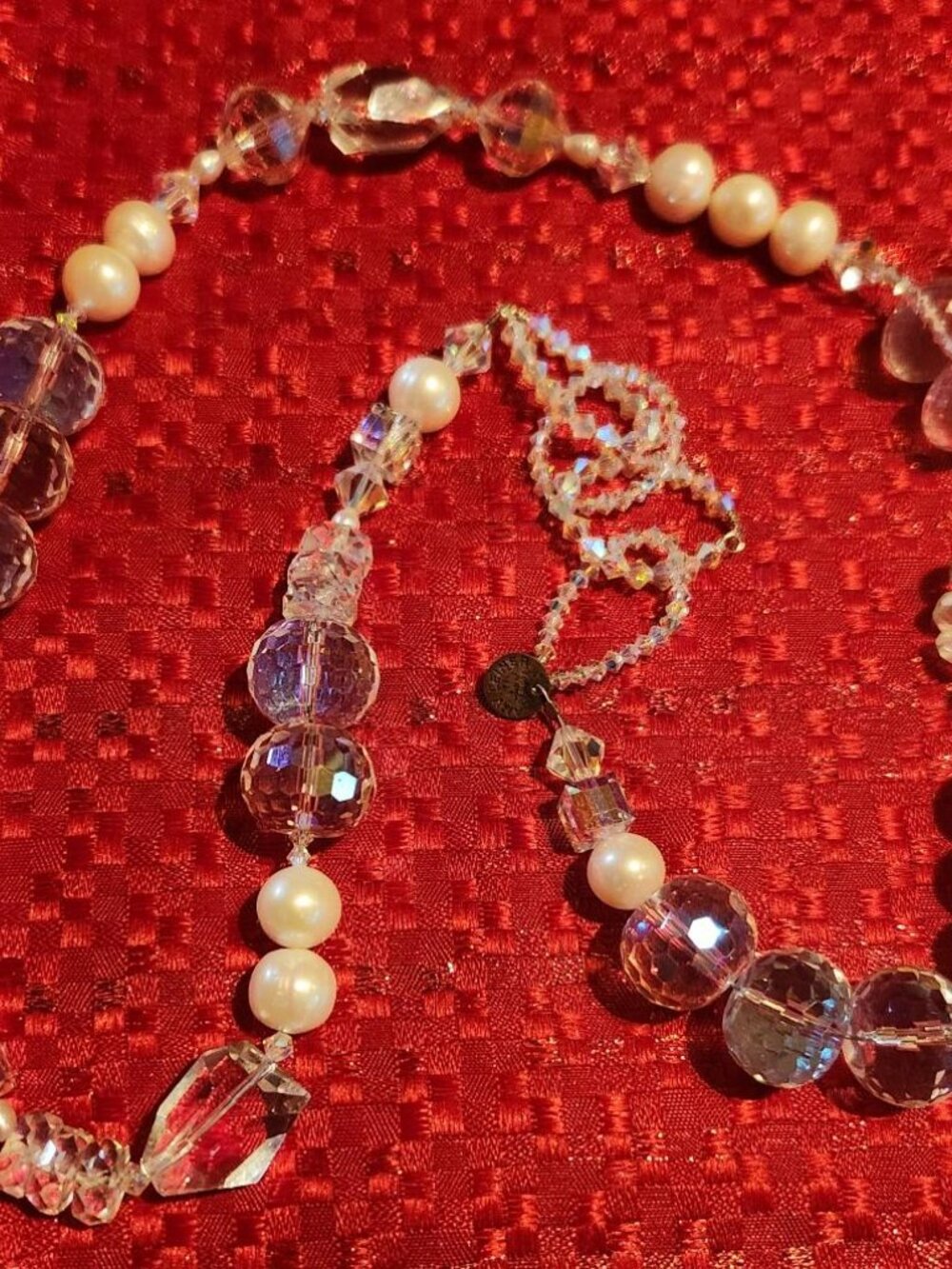 Amy Leiner Designs White Collection Crystal Necklace